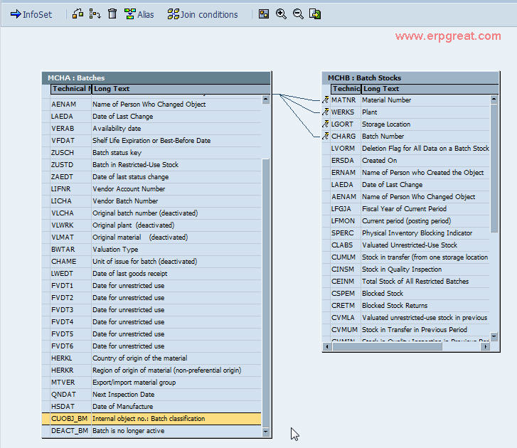 Query To Find Batch Master Classification View