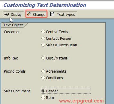 Customizing Text Determination
